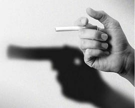 Campaña antitabaco vista en UPSOCL para el post "4 iniciativas en Redes Sociales para dejar de fumar" en el blog @thetopictrend